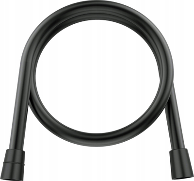 Zorrë dushi Deante Extendable, 80 cm, PVC, e zezë mat