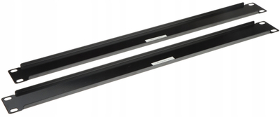Panel mbulues për kabinet RACK Signal Z19 1U, set 2 copë, i zi