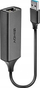 Adapter rrjeti USB Lindy 43298, USB A në RJ45, Gigabit Ethernet, gri metalike