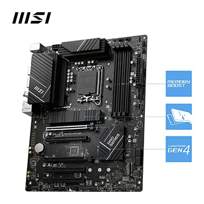 Motherboard MSI PRO B760-P WIFI DDR4, LGA 1700, ATX, i zi