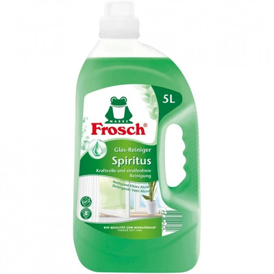 Lëng pastrimi Frosch për dritare, 5L, mbushje, i tejdukshëm