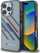 Maskë telefoni BMW Motorsport IML Random Stripes për iPhone 16 Pro 6.3", gri e tejdukshme