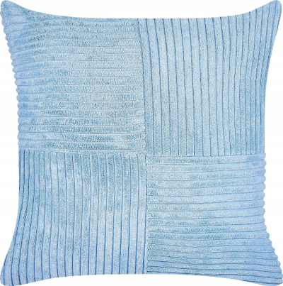 Set goca jastëkësh dekorativë Beliani MILLET, korduroy, 43x43 cm, blu
