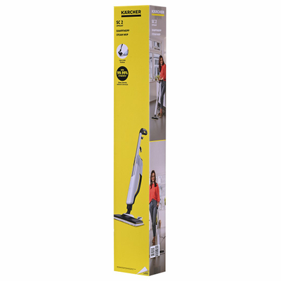 Fshesë me avull Karcher SC 2 Upright, 1600W, për dysheme të forta, e verdhë