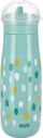 Шише за деца NUK Mini-Me Flip, 2 во 1, 450 ml, тиркизна боја