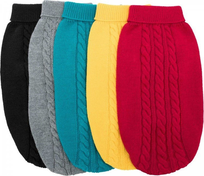 Sweter për qen Kraftika Kenton XS, 24 cm, i zi