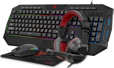 Set për lojëra Havit Gametone KB501CM (tastierë+maus+mousepad+kufje)
