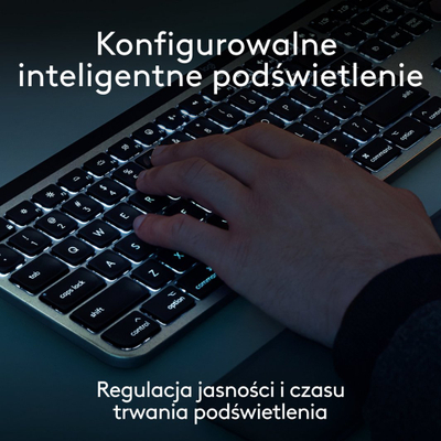 Set tastierë + maus Logitech MX Keys S (920-012845), bluetooth, US, i zi