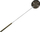 Tigan kampingu Dangrill Campfire Pan, diametër 22.5cm, dorezë 120cm, metalik