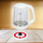 Çajnik elektrik MPM MCZ-124, 2200W, trup xhami, i bardhë