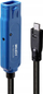 Kabllo USB Lindy 43381, USB 3.2 Gen 1, 8m, USB C në USB A, e zezë blu