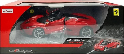Makinë me telekomandë Rastar Ferrari LaFerrari Aperta, 1:14, 2.4GHz, e kuqe