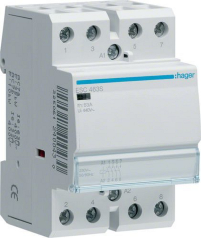 Kontaktor modular Hager, 63 A