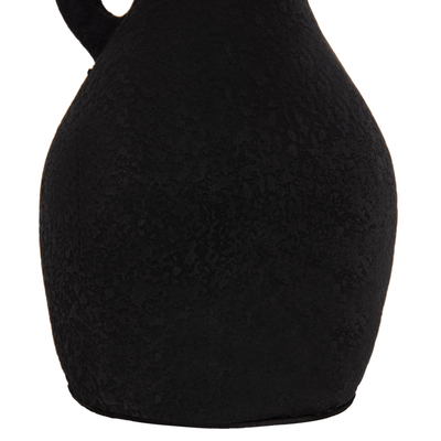 Vazo dekorative tavoline DECANT HM4667.01L, terrakote, 14x21 cm, e zezë