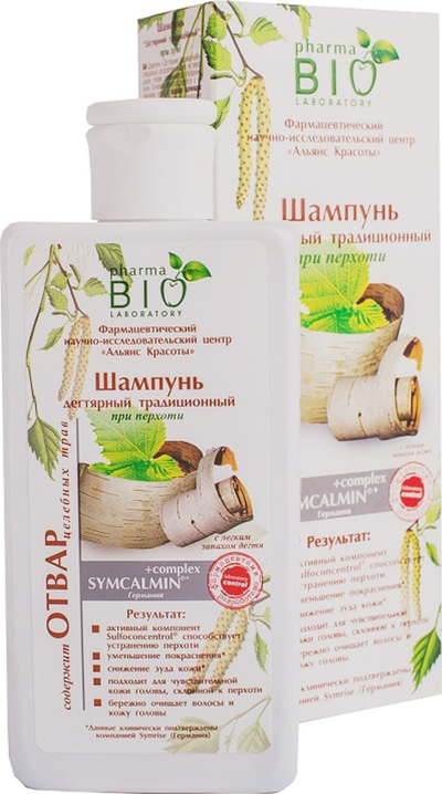 Shampo kundra zbokthit Bio Pharma Traditional Tar, 200 ml, për lëkurë të ndjeshme