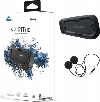Sistem interkomi për motor Cardo Freecom 4x Spirit HD, Bluetooth 5.2, JBL, i zi