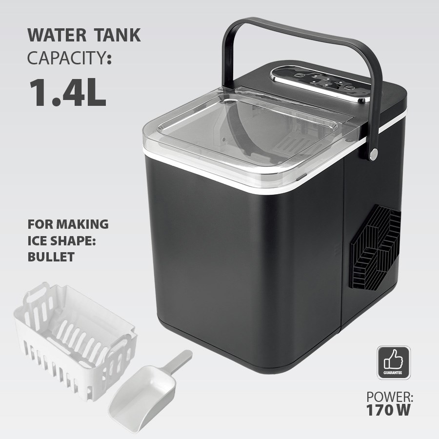 Prodhues akulli Maestro MR-820, 10-12 kg në ditë, 170W, i zi 3