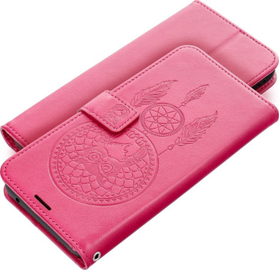 Këllëf libër OEM Mezzo për Samsung A54 5G, me xhepa kartash, me “dreamcatcher” magenta