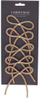 Fjongo dekoruese Mica Decorations, 9.5x11 cm, 5 copë, shampanjë