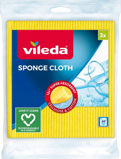 Set pastrimi Vileda Ultramax Box+, leckë mikrofibër, kove me shtrydhës, i kuq e zi
