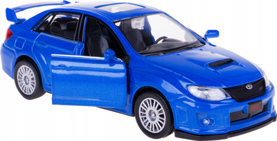 Makina Subaru WRX STI, model 2010 Blue Daffi, blu e kalter