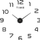 Orë murale Loft DIY Wall Clock, diametër 60 130 cm, e zezë