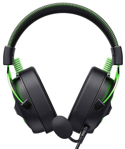 Kufje gaming Havit H2002E, 3.5mm, me mikrofon, jeshile