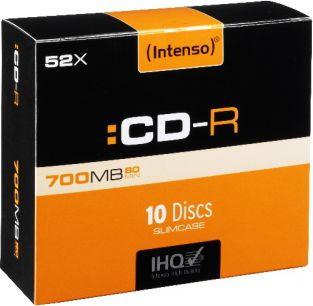 Set CD Intenso CD-R (1001622), 10 copë, 700 MB, 52x