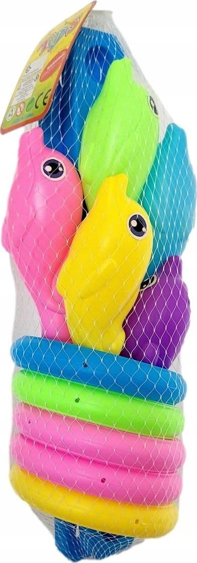Loja me unaza Bigtoys Serso Fish Game BGR0046, plastike, 5 peshq, me ngjyra