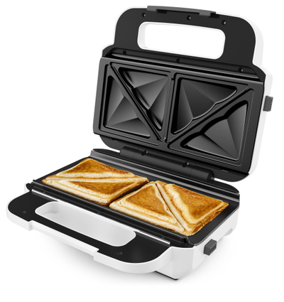 Tostier dhe aparat waffle Tefal SW7011, 700W, pllaka të këmbyeshme, i bardhë