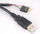 Përshtatës kablli Akasa, USB jashtë - USB brenda, 40 cm, i zi