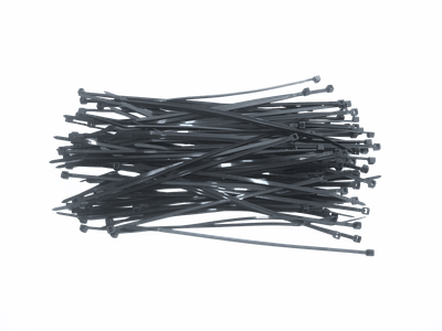 Lidhëse kabllosh Topex 44E983, 7.6mm x 500mm, 75 copë, të zeza