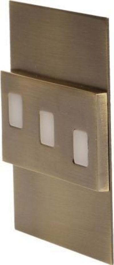 Ndriçues dekorativ Orno Lepus LED, 1.2 W, bronz