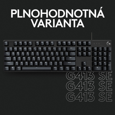 Tastierë Logitech G413 SE, Kailh Brown, US