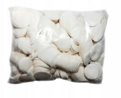 Pads pambuku kozmetik Activeshop, 500 g, 1200 copë, të bardha