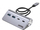 USB hub Unitek alumini, 4 porta, 2x USB A 2x USB C, 5 Gbps, argjendtë gri