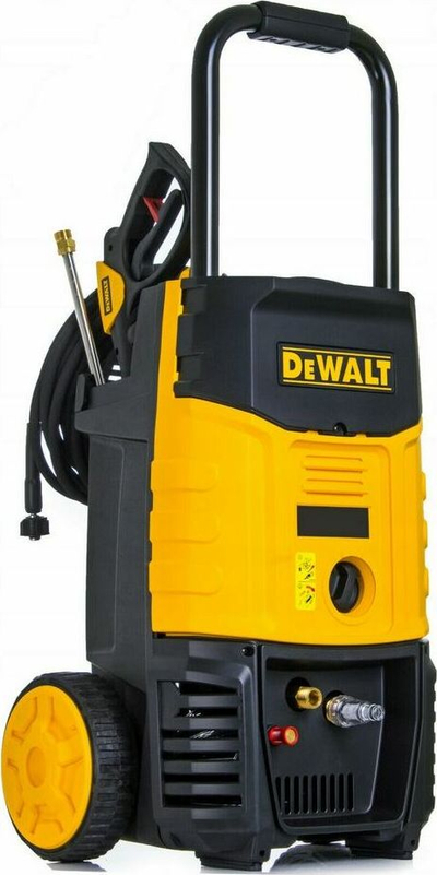 Lavastër presioni Dewalt DXPW001E, zorrë 8m, vetëthithës, i verdhë