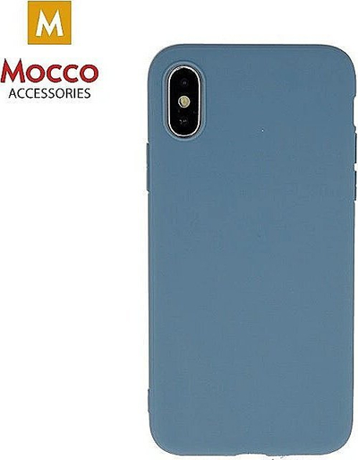 Kapak telefoni Mocco Ultra Slim Soft Matte për iPhone 11 Pro, silikon 0.3mm, blu e çelët