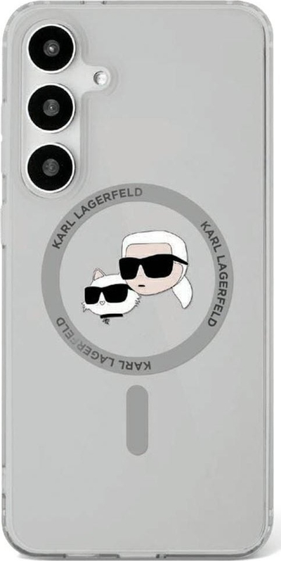 Mbrojtëse telefoni Karl Lagerfeld MagSafe për Samsung Galaxy S25, transparente