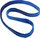 Rrip ajror Tiguar Aerial Hoop Sling Velvet, 1m, 2000kg, blu cornflower
