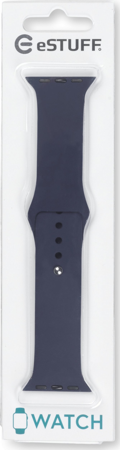 Rrip ore Apple eSTUFF ES660103, silikon, për Apple Watch, blu