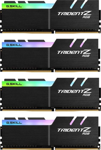 Memorje RAM G.SKILL Trident Z RGB 128GB, DDR4 4000MHz, CL18, e zezë
