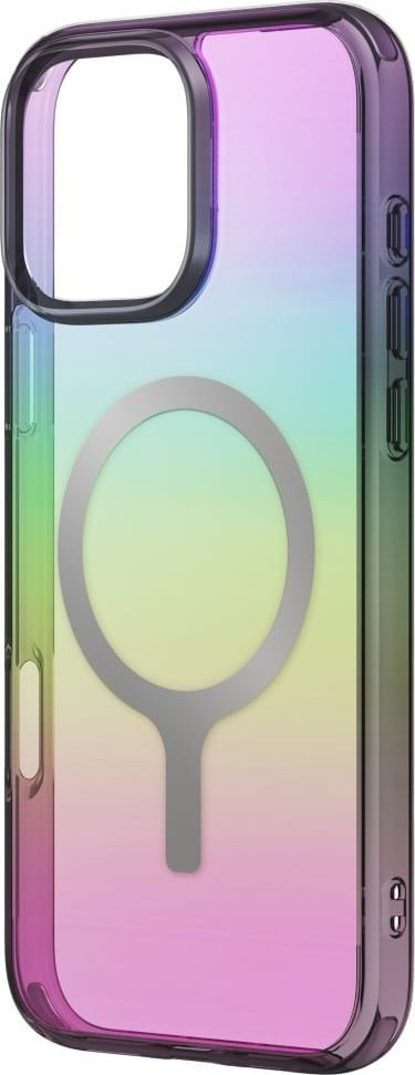 Mbulesë telefoni Uniq Iridescia MagClick për iPhone 16 Pro, kompatibile MagSafe, Midnight
