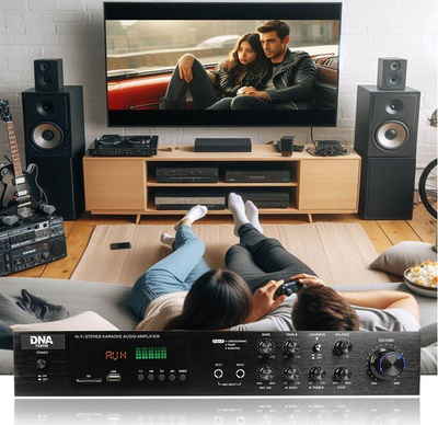 Amplifikator audio DNA AMPLI 5.1, Bluetooth USB FM, me telekomandë, i zi