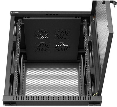 Kabinet RACK Lanberg 19" 15U, 600x600 mm, me dyer me vrima, i zi