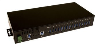 HUB USB industrial EXSYS EX-1116HMVS, 16 porta, USB 3.2 Gen1, metalik
