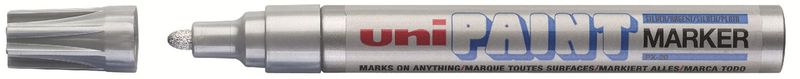 Marker Uni Mitsubishi PX20, i argjendtë