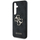 Kapak telefoni Guess GUHCS25S4GMGGR për Samsung S25, PU, logo e madhe, i zi