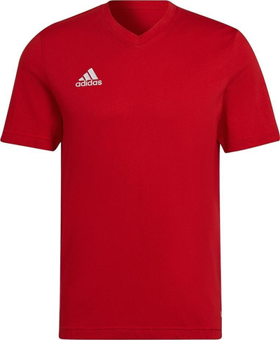 Bluzë sportive adidas Entrada 22 Tee M HC0451, pambuk, e kuqe