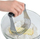 Prerëse brumi KingHoff KH-3378, çelik inox, ergonomike, argjend